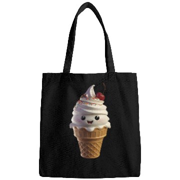 Discover Happy Ice Cream Realistic Bags