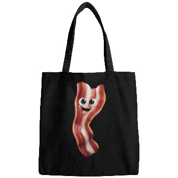 Discover Happy Bacon Realistic Bags
