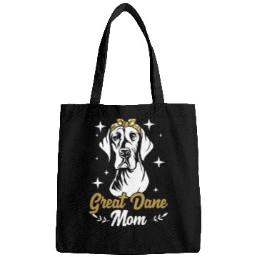 Discover Cute Dog Mom Polka Dot Hair Bow Great Dane Mom Bags