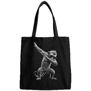 Discover Funny Dabbing Monkey Animal Lover Monkeys Dab Bags