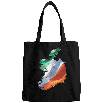 Discover Ireland | Real Flag | Flag Map Bags