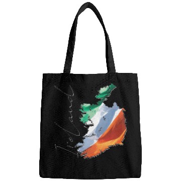 Discover Ireland | Real Flag | Flag Map EN Bags