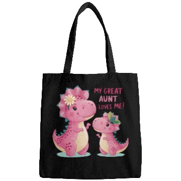 Discover Dinosaurs My Great Aunt Loves Me Bags
