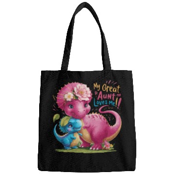 Discover Dinosaurs My Great Aunt Loves Me Bags