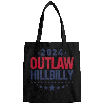 Discover Trump Vance 2024 Outlaw Hillbilly US Flag Bags
