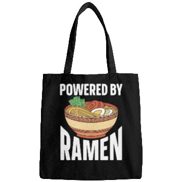 Discover Powered By Ramen Anime Japanese Soup Cup Noodle Bags