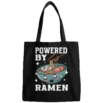 Discover Powered By Ramen Anime Japanese Soup Cup Noodle Bags
