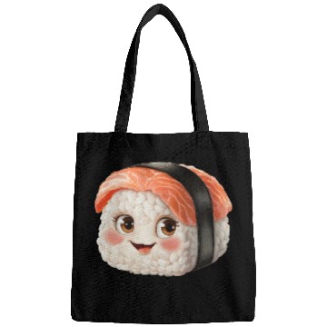 Discover Happy Sushi Realistic Bags