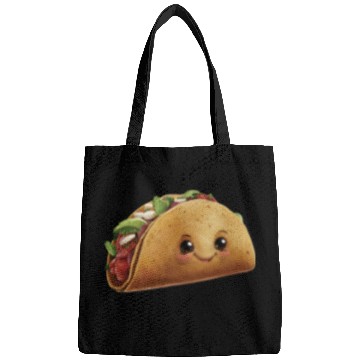 Discover Happy Tacos Realistic Bags