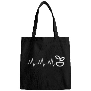 Discover My heart beats for plants Bags