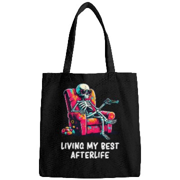 Discover Skeleton - Skeleton Humor - Skeleton Dark Humor Bags