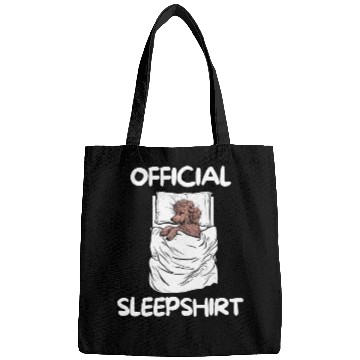 Discover Toy Poodle Dog Official Sleepshirt Nightgown Bags
