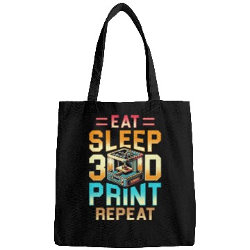 Discover 3D Engineer Eat Sleep 3D Print Repeat Bags