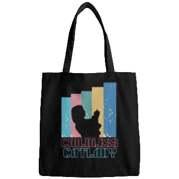 Discover Childless cat lady Bags
