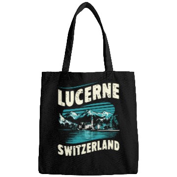 Discover Lucerne Switzerland Souvenir Scenic Mountains Bags