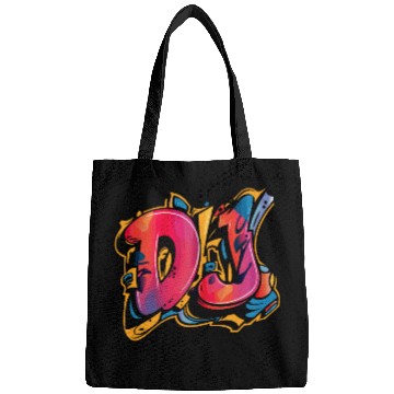 Discover Vibrant DJ Graffiti Inspired Street Art Bags