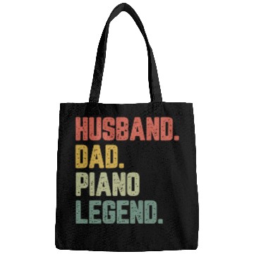 Discover Husband Dad Piano Legend Funny Father Bags