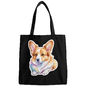 Discover Pembroke Welsh Corgi Watercolor Bags