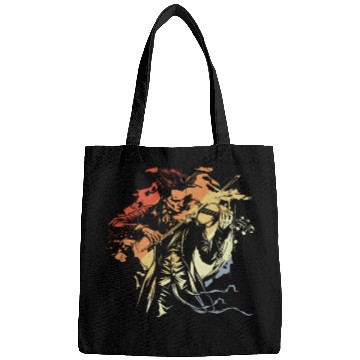 Discover Violin Player Drawing Vintage Look Bags