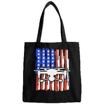 Discover Drone American Flag Quadcopter Bags