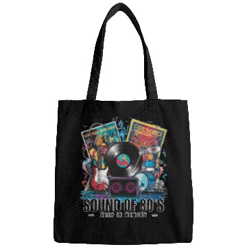 Discover Sound of 80s keep in memory Bags