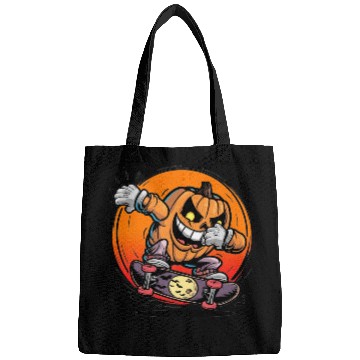Discover Halloween jack o lantern dabbing Bags