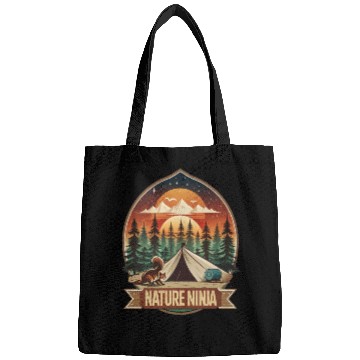 Discover Nature Ninja Squirrel Steals Food Sunset Style Bags