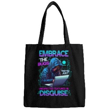Discover Embrace The Bugs Coder Computer Engineer Software Bags