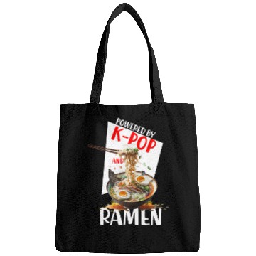 Discover Powered by K pop and Ramen Japanees foods Lover Bags