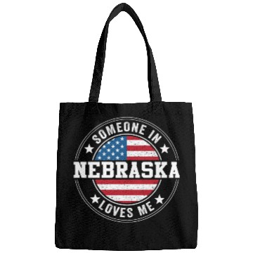 Discover Someone In Nebraska Loves Me Bags