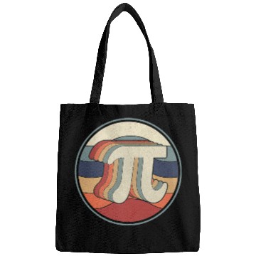 Discover Vintage Pi Day Math 70s 80s Retro Pi Symbol Bags