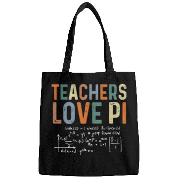 Discover Funny Pi Day Math Teacher Bags 3.14 Pi Symbol