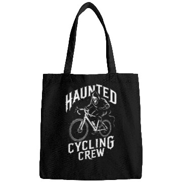 Discover Haunted Cycling Crew: Ghostly Rider Design Bags