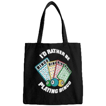 Discover I'd Rather Be Playing Bingo Professional Caller Bags