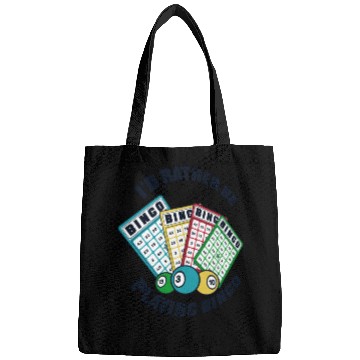 Discover I'd Rather Be Playing Bingo Professional Caller Bags