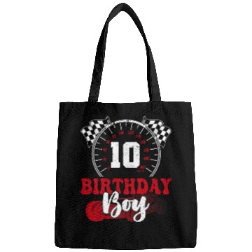 Discover Race Car 10th Birthday Boy Party Pit Crew Bags