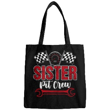 Discover Birthday Party Racing Family Sister Pit Crew Bags