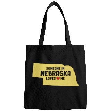 Discover Someone In Nebraska Loves Me Bags