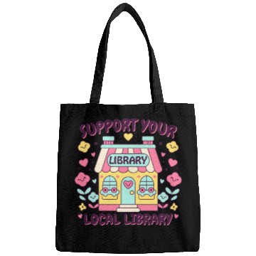 Discover Support Your Local Library Bags