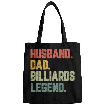 Discover Husband Dad Billiards Legend Funny Father Bags