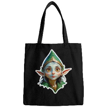 Discover Fantasy Elf with Large Eyes Bags