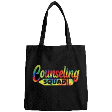 Discover School Counselor Tie Dye Bags