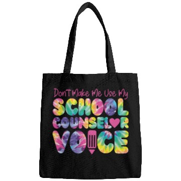 Discover School Counselor Tie Dye Don't Bags