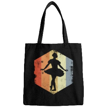 Discover Ballet Girl Sketch Vintage Look Bags