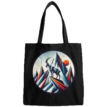 Discover Abstract mountain goat Bags