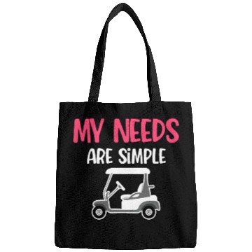 Discover My Needs Are Simple Golf Cart Driver Caddy Disc Bags