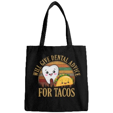 Discover i will give dental advice for tacos, Dentist Bags
