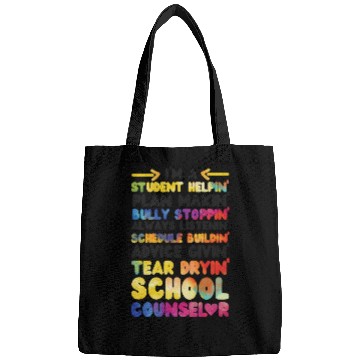 Discover School Counselor Watercolor I'm A Bags
