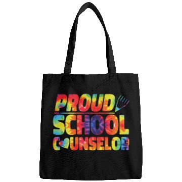 Discover School Counselor Tie Dye Proud Bags