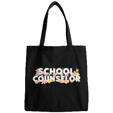 Discover School Counselor Flower Floral Bags